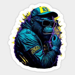 Rampage of Style: Urban Gorilla Edition Sticker